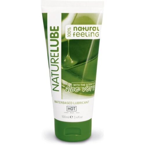 Vízbázisú síkosító HOT NATURE LUBE ALOE VERA 100 ml