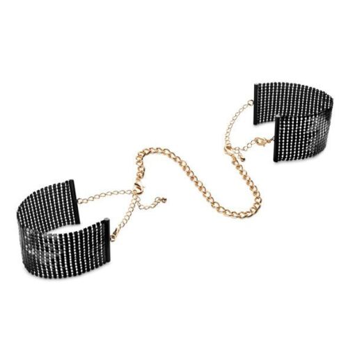 Kézi bilincs BIJOUX DESIRE MÉTALLIQUE fekete fém háló