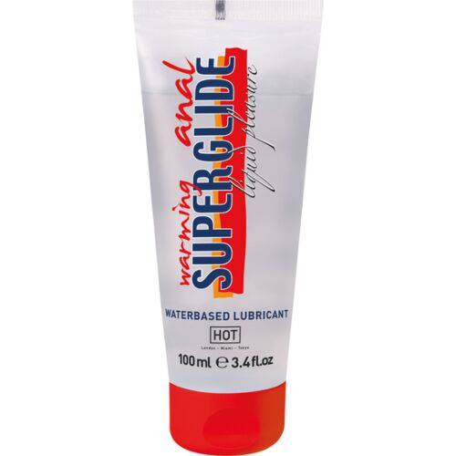 Lubrikáló HOT - ANAL SUPERGLIDE 100 ML melegítő hatással
