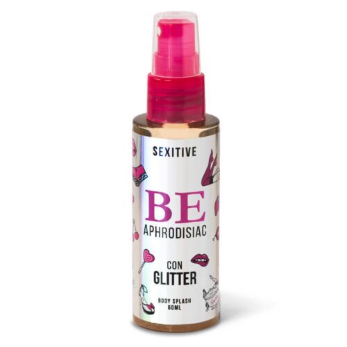 Be Body Splash SEXITIVE afrodisiákus bruma glitterrel