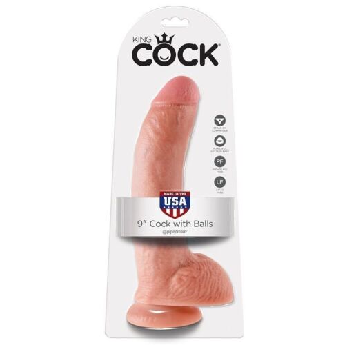 Dildo KING COCK 9 - 22.9 cm realisztikus élmény