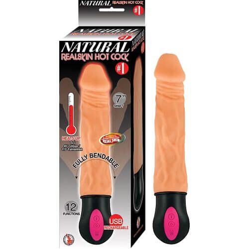 Dildo Nasstoys Realistic Warming 7" melegítő funkcióval
