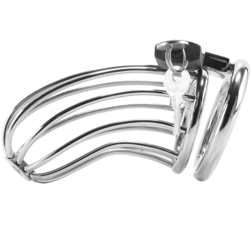 BDSM Termék METAL HARD - BIRD CHASTITY RING CAGE