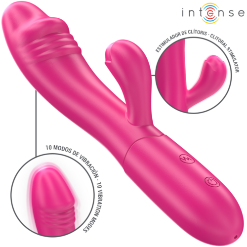 Vibrátor INTENSE IVY rugalmas nyelvecskével és 10 rezgésmóddal