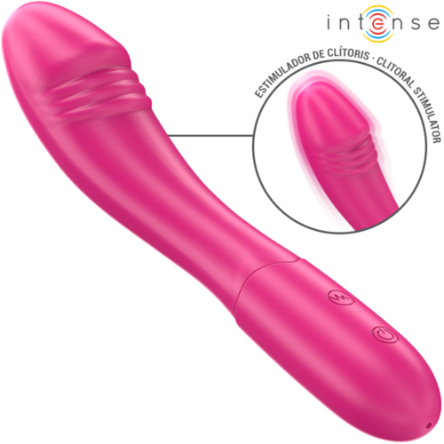 Vibrátor INTENSE BELINDA 19 CM Rugalmas 10 Rezgési Móddal