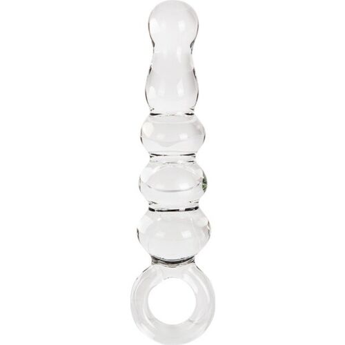 Dildó S Pleasures Crystal SOLARIS golyós kialakítással
