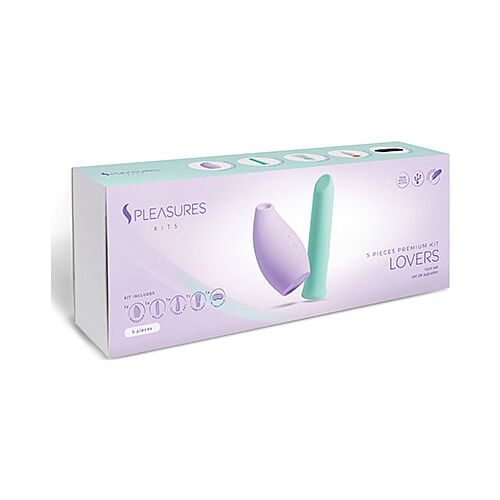 Szexjáték S Pleasures Kits Lovers Kit - Stimuláló klitoriszszívóval és vibráló golyóval