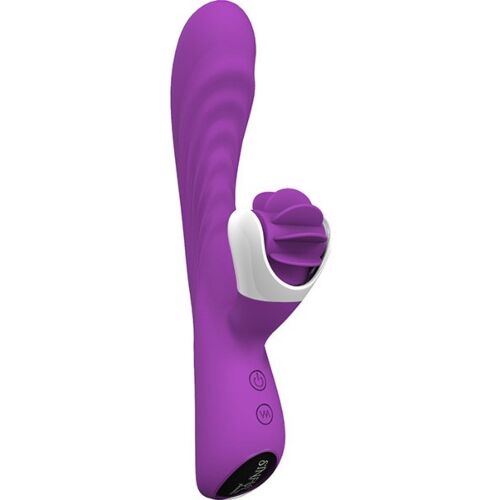 Vibrátor S Pleasures Roar Purple kettős stimulálással