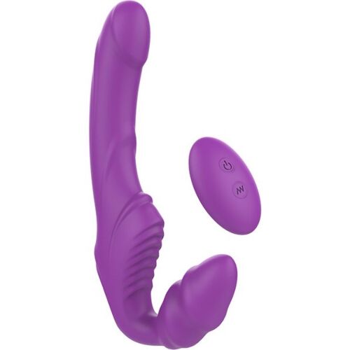 Vibrátor S Pleasures Unleashed Purple - Kétmotoros élvezet