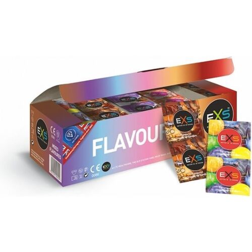 Kondom Exs Mixed flavours 144 ízletes választék