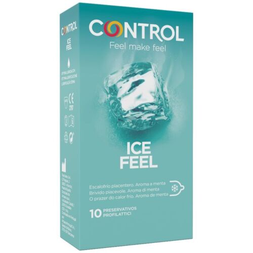 Preservatív Control Ice Feel 10 db-os kiszerelésben
