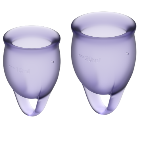 Menstruációs Kupa Satisfyer Feel Confident Készlet 15 és 20 ml