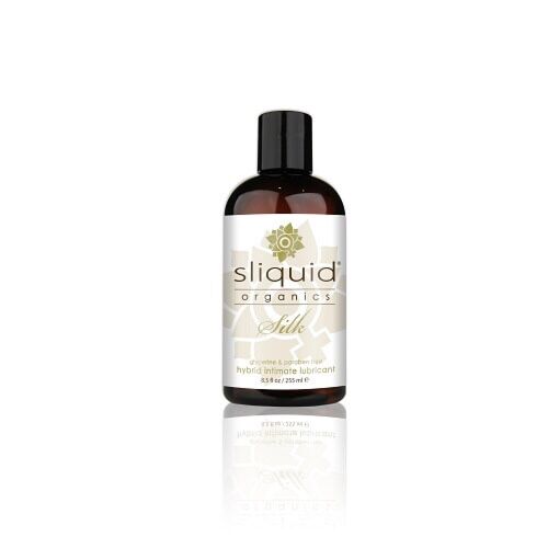 Lubrikáló Sliquid Organics Silk Hybrid 255ml víz- és szilikon alapú
