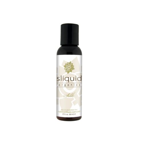 Lubrikáló Sliquid Organics Silk Hybrid 59ml, növényi összetevőkkel