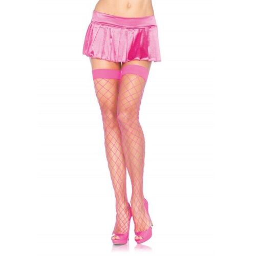 Magaságy NYLON KNEE HIGHS NEON | Halháló dizájn