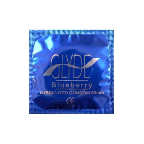 Kondom Glyde Ultra Áfonya Ízesítés