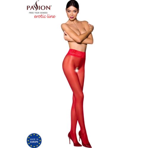 Harisnya PASSION WOMAN GARTER & STOCK nyitott résszel