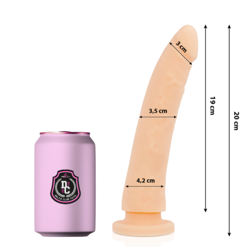 Dildo DELTACLUB 20 cm orvosi szilikonból