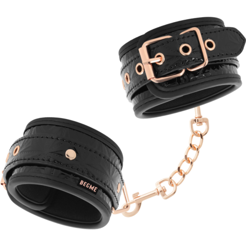Kézbilincsek BEGME BLACK EDITION Premium Neoprén Béléssel