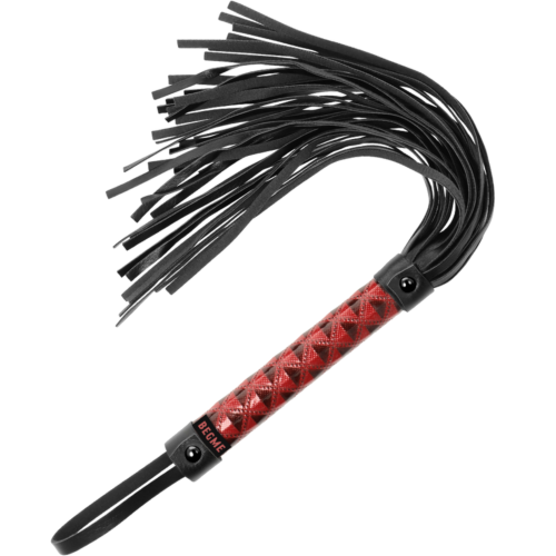BDSM ostor BEGME RED EDITION vegán bőrből