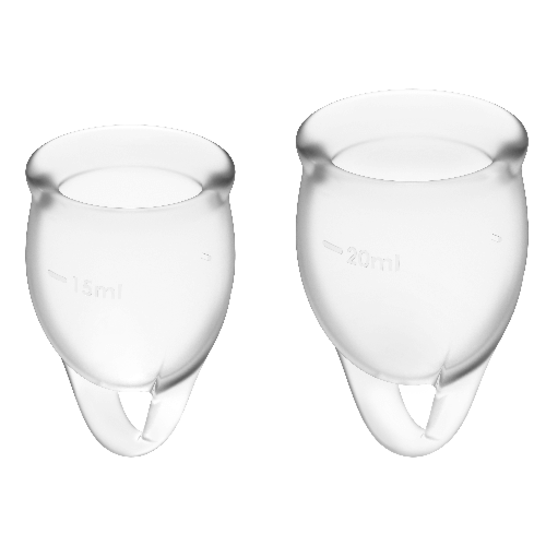 Menstruációs kupa SATISFYER - FEEL CONFIDENT 15 és 20 ml