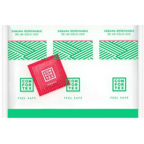 Eldobható lepedő CONFORTEX eper ízű óvszerrel