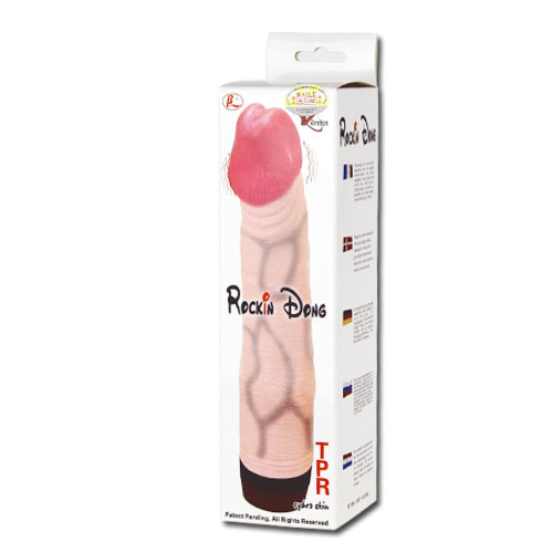 Realisztikus Dildo BAILE Rockin Dong - Élethű tapintás