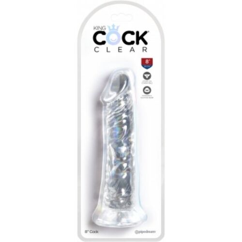Valódi pénisz KING COCK 19,7 cm élethű kialakítással
