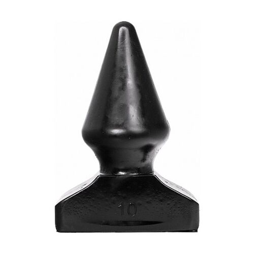BDSM Anális Plug ALL BLACK 20,5 CM - Tágító forma