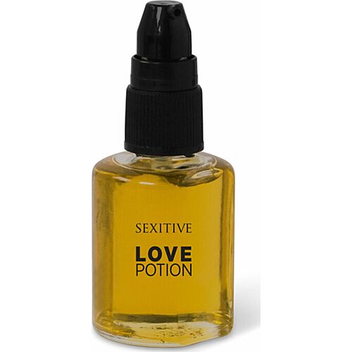 Masszázsolaj SEXITIVE Love Potion Champagne és Frambueza