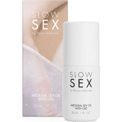 Masszázs olaj BIJOUX SLOW SEX CBD 30 ml