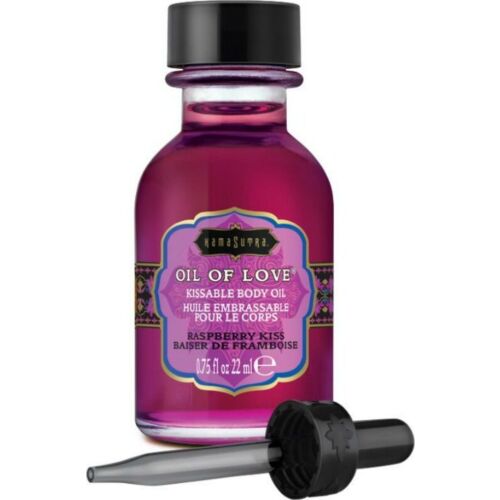 Masszázs Olaj KAMASUTRA Raspberry 22 ML - Édes íz és különleges érzés