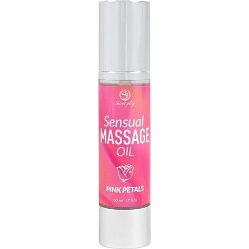 Masszázs Olaj SECRETPLAY Pink Petals 50 ml