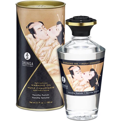 Masszázsolaj Shunga Vanilla Fetish 100ml - Érzéki aroma