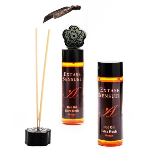 Masszírozó Olaj EXTASE SENSUAL - Mango 100 ml kétszeres hatással