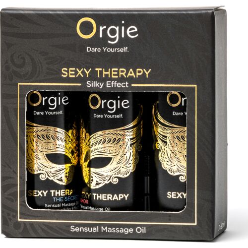 Masszázs olajok Orgie SEXY THERAPY 3 x 30ml