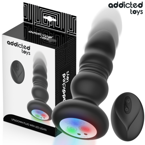 Vibráló anál plug ADDICTED TOYS LED világítással