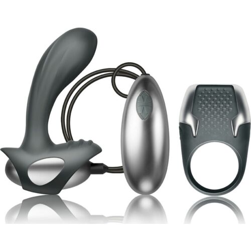 Szexjáték CLIMAXIMUM EXCITE KIT péniszgyűrű és prosztata masszírozó