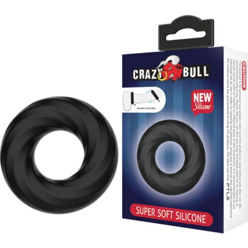 Spirál Szilikon Gyűrű CRAZY BULL a férfiaknak