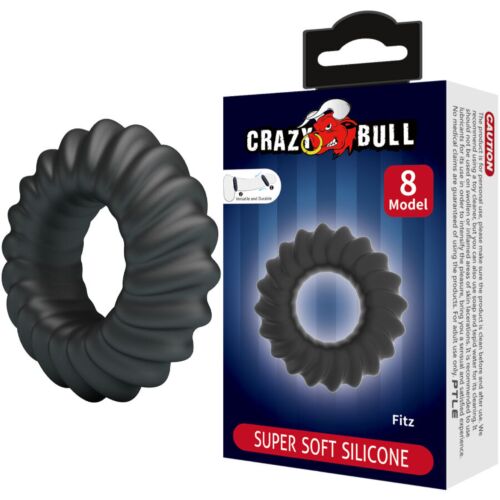 Péniszgyűrű CRAZY BULL FITZ SILICONE RING MODEL 8