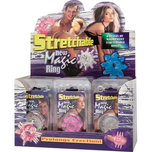 Gyűrű MAGIC STRECH RING különböző stimulációkkal