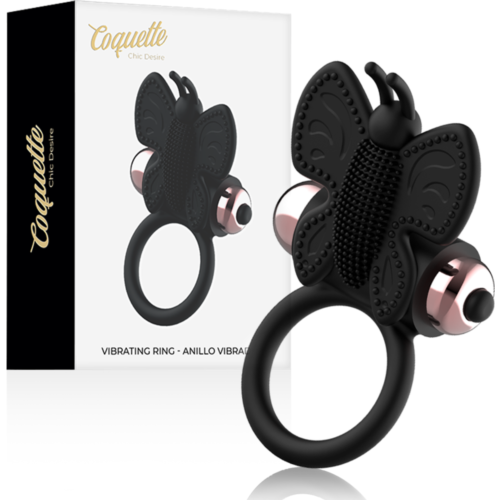 Péniszgyűrű COQUETTE TOYS CHIC DESIRE rezgő funkcióval