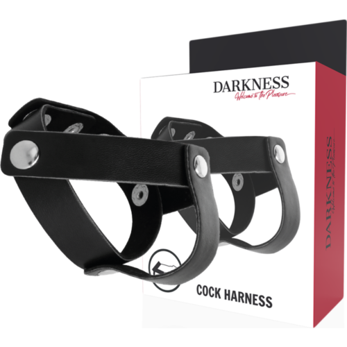Pénisz és heregyűrű DARKNESS bőrből