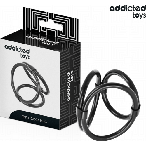 Hármas Péniszgyűrű ADDICTED TOYS | Kényelmes illeszkedés