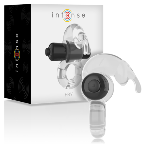 Intim gyűrű INTENSE FOR HIM - FRY átlátszó vibráló gyűrű