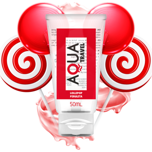 Lubrikáló AQUA TRAVEL Lollipop Íz 50 ml