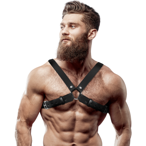 Férfi Hám FETISH SUBMISSIVE ATTITUDE - Állítható Eco-bőr