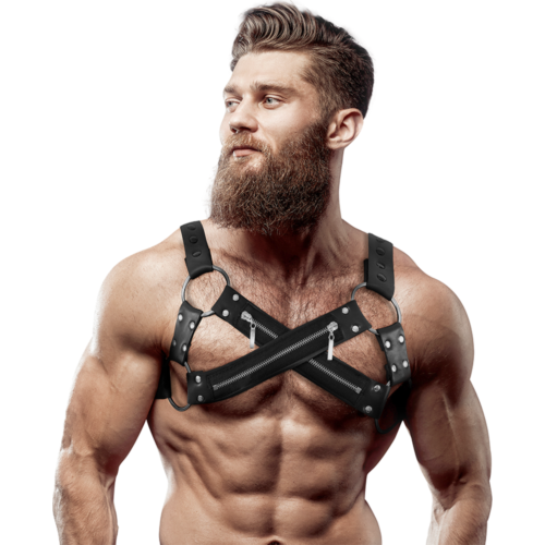 Férfi Hám FETISH SUBMISSIVE ATTITUDE Állítható Neoprén