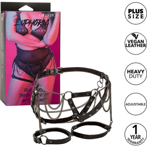Fixáló hám CALEXOTICS EUPHORIA MULTICHAIN PLUS SIZE