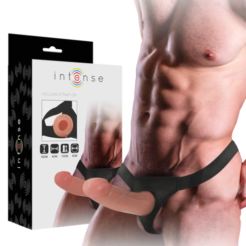 Hollow Harness Dildo INTENSE 16 x 3 cm